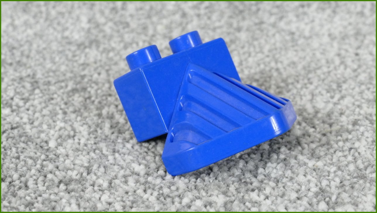 Lego® Duplo® Smetač Překážek/Kolejnicový Pluh Modrý