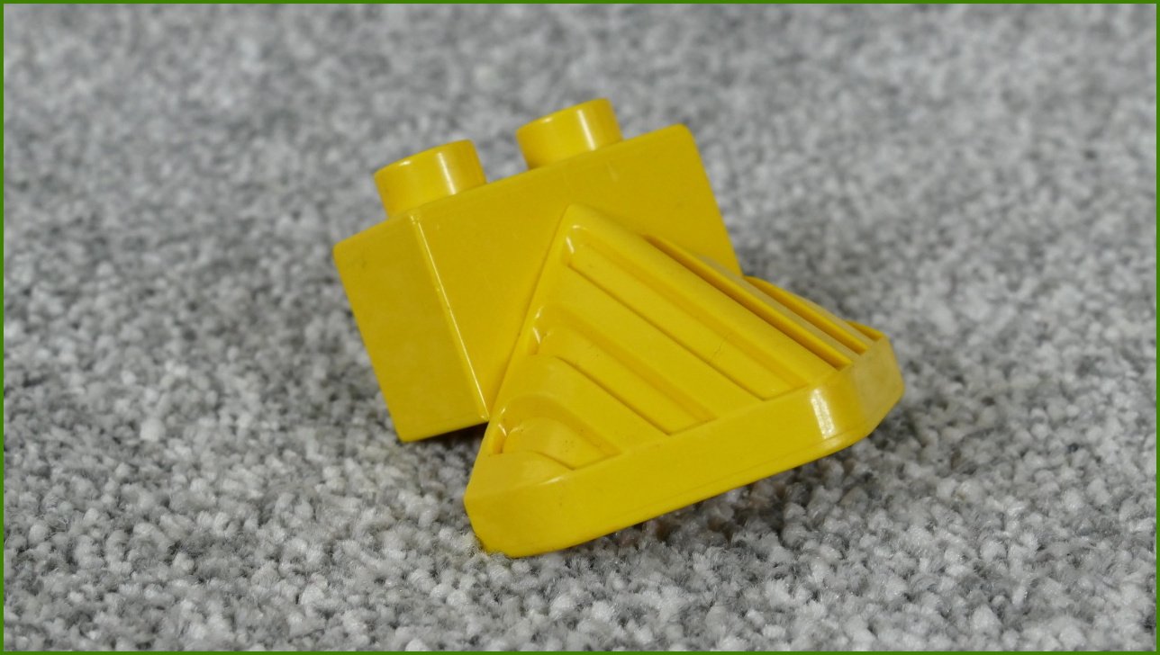 Lego® Duplo® Smetač Překážek/Kolejnicový Pluh Žlutý