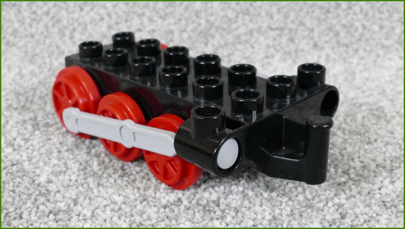 Lego® Duplo® Podvozek Ruční Mašinky Černý