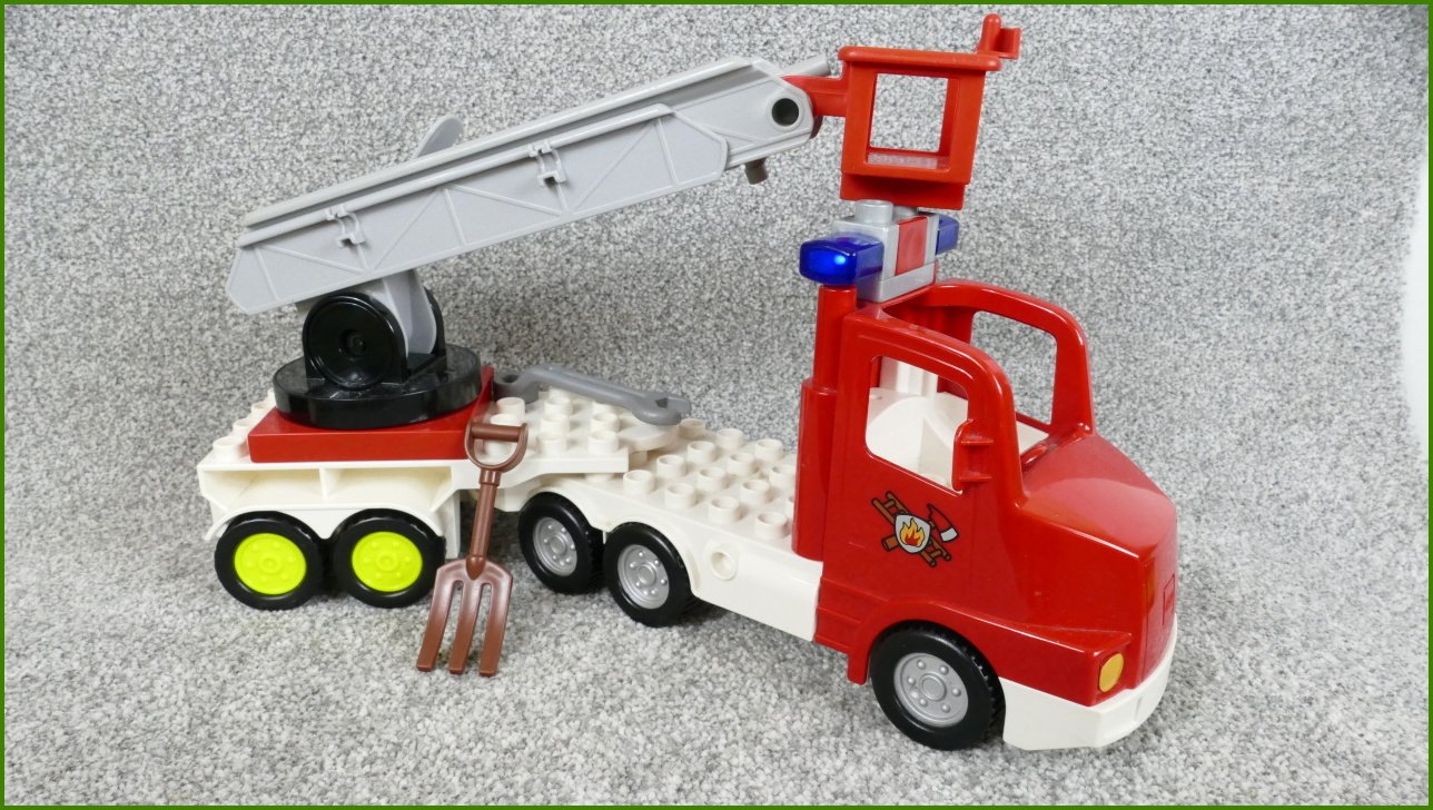 Lego® Duplo® Hasičské Auto se Žebříkem a Příslušenstvím
