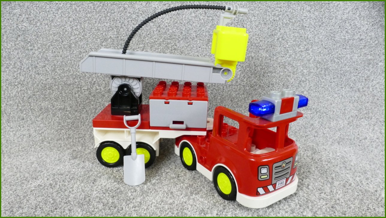 Lego® Duplo® Hasičské Auto se Žebříkem a Příslušenstvím