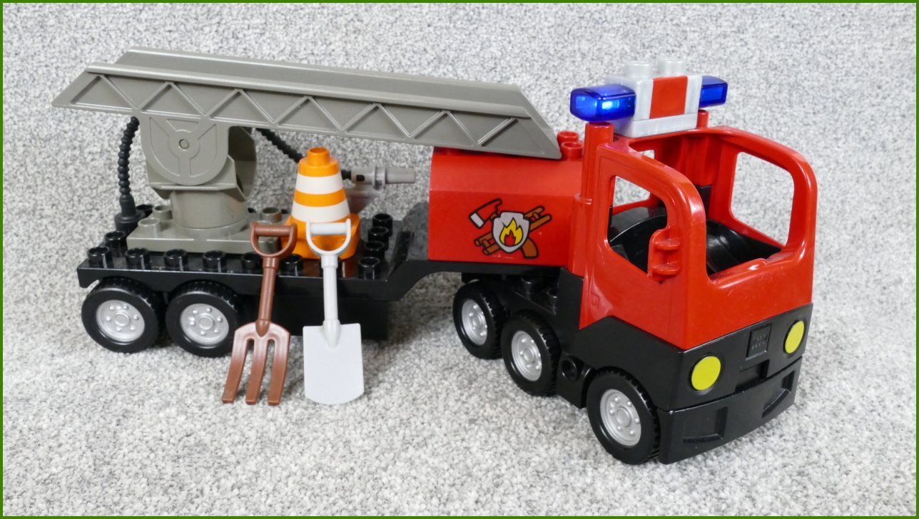Lego® Duplo® Hasičské Auto se Žebříkem a Příslušenstvím
