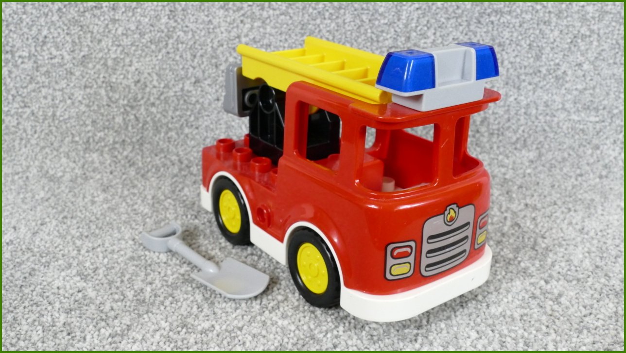 Lego® Duplo® Hasičské Auto se Žebříkem a Příslušenstvím