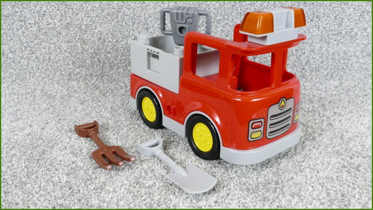 Lego® Duplo® Hasičské Auto se Žebříkem a Příslušenstvím