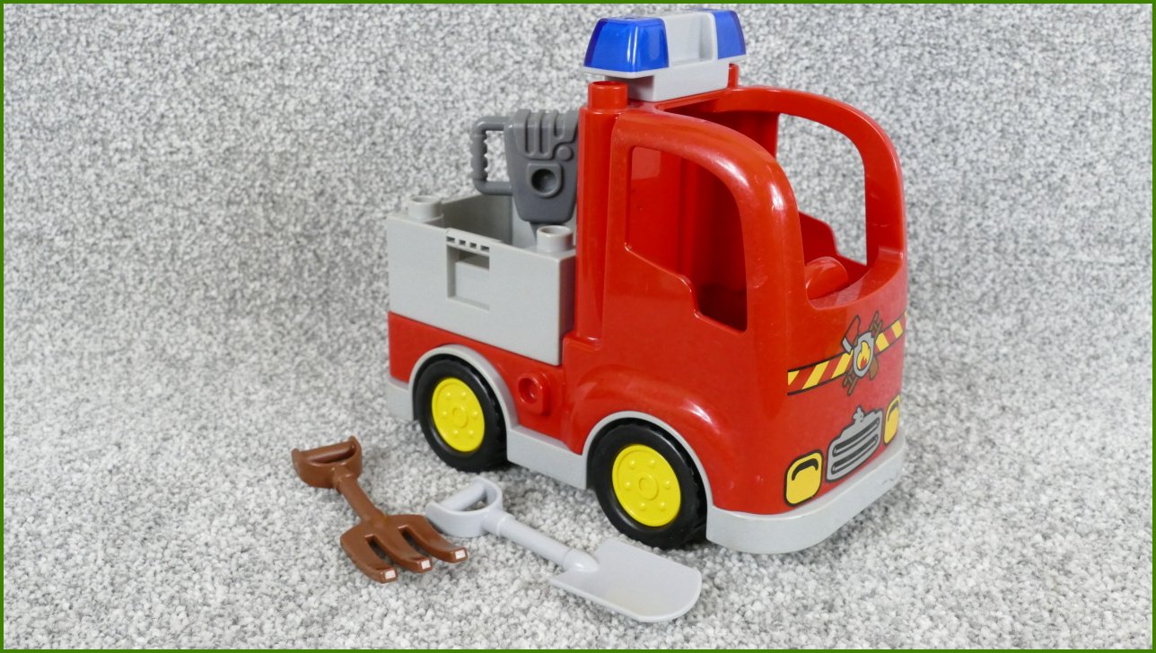 Lego® Duplo® Hasičské Auto se Žebříkem a Příslušenstvím