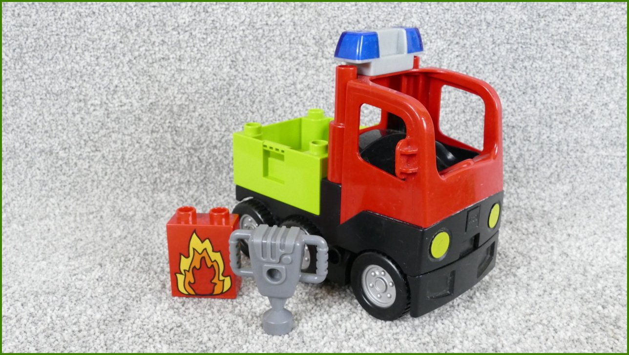 Lego® Duplo® Hasičské Auto se Žebříkem a Příslušenstvím