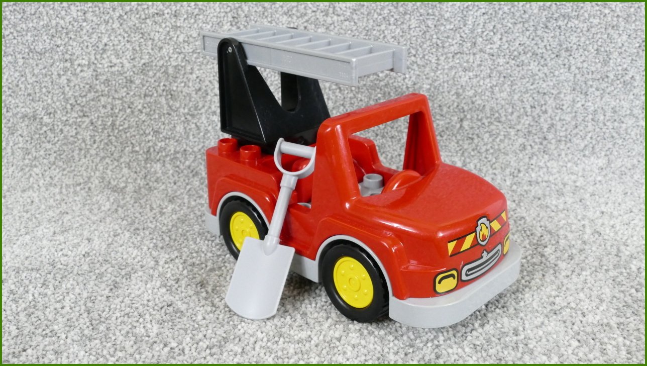Lego® Duplo® Hasičské Větší Osobní Auto se Žebříkem