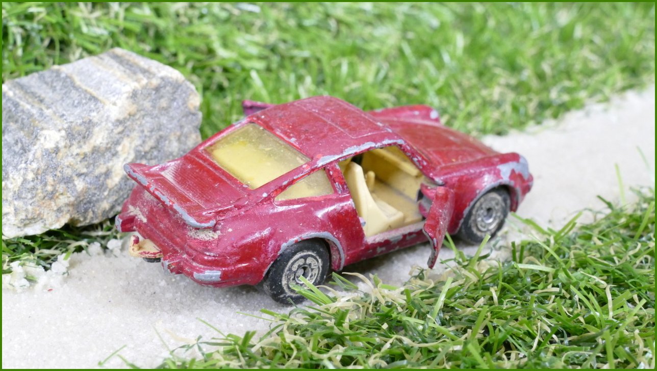 Model Autíčka Matchbox Lesney No.3 - Porsche Turbo - nabarvené