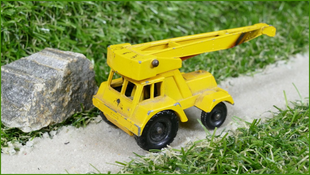 Model Autíčka Matchbox Lesney No.11 - Taylor Jumbo Crane - bez háku
