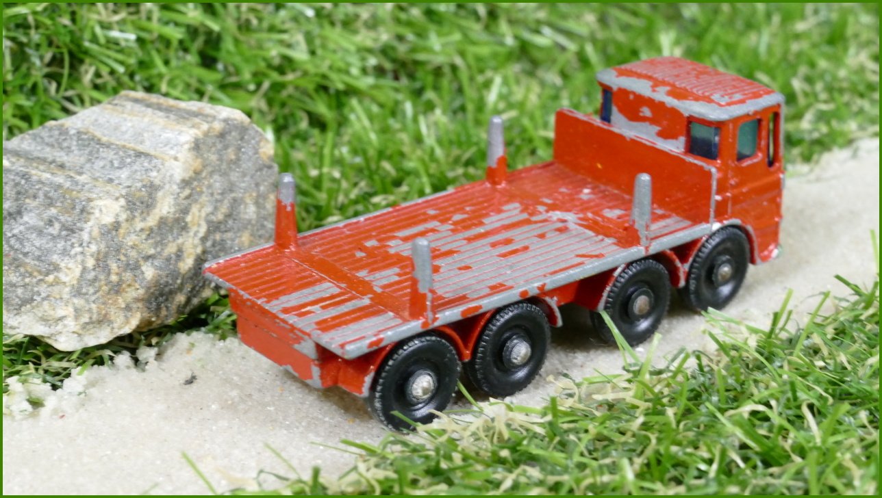 Model Autíčka Matchbox Lesney No.10 - Ergomatic Cab Pipe Truck