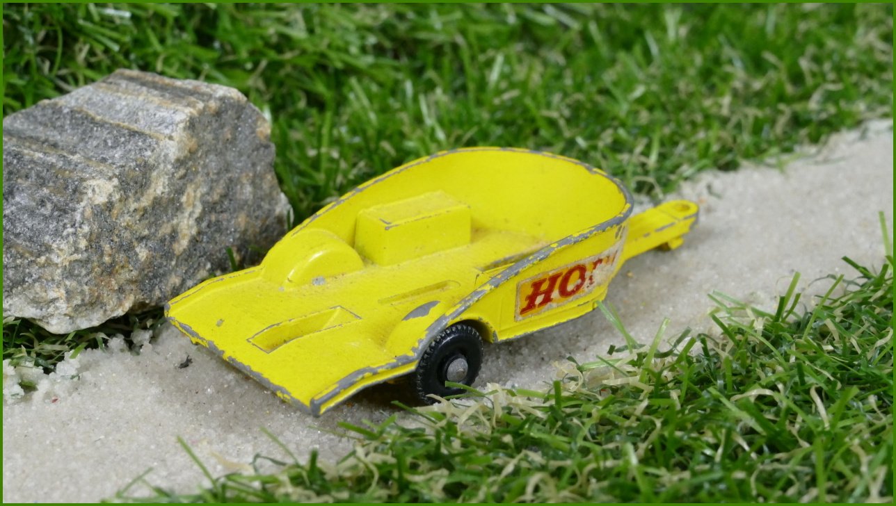 Model Autíčka Matchbox Lesney No.38 - Honda Motocycle Trailer