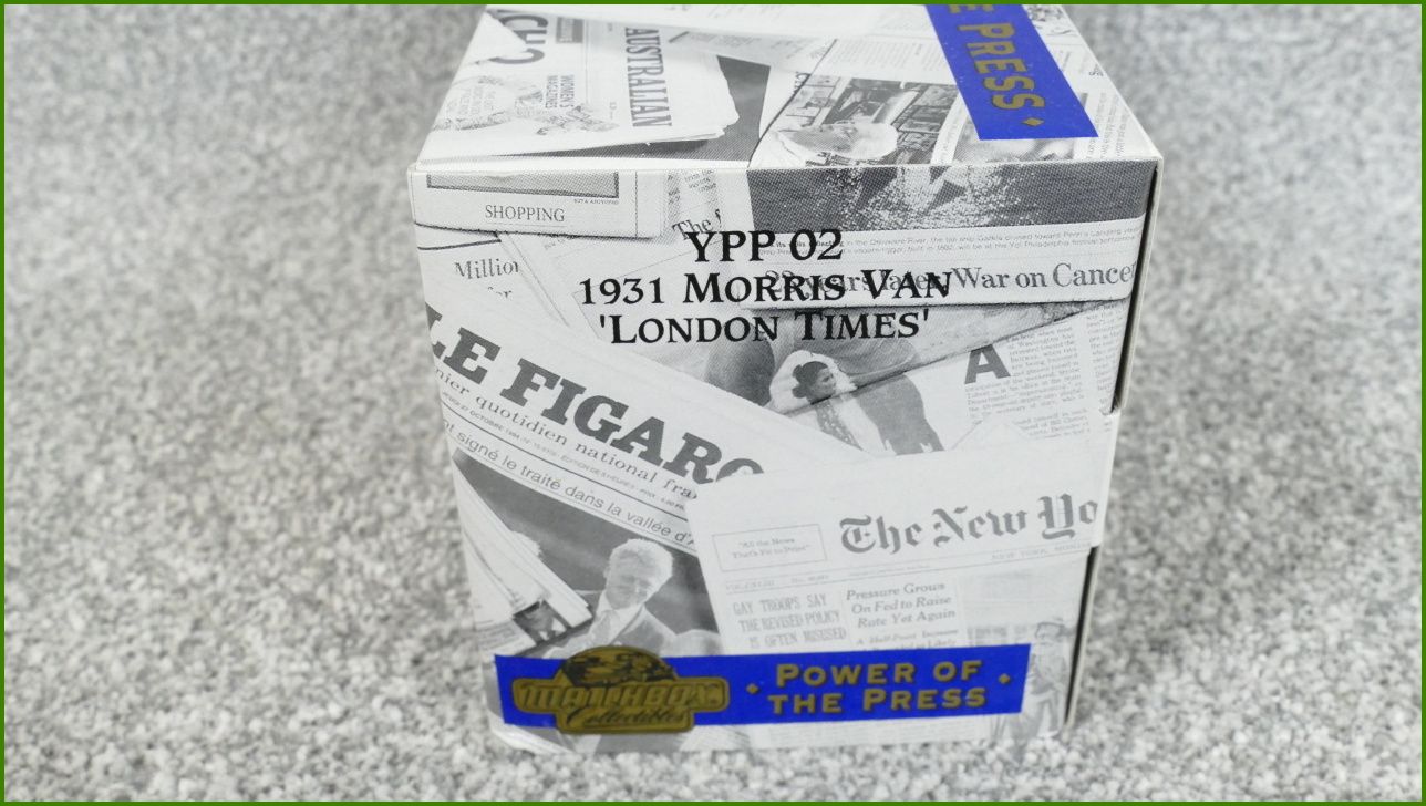 Matchbox Autíčko s Krabičkou YPP 02 - 1931 Morris Van (Neotevřeno)