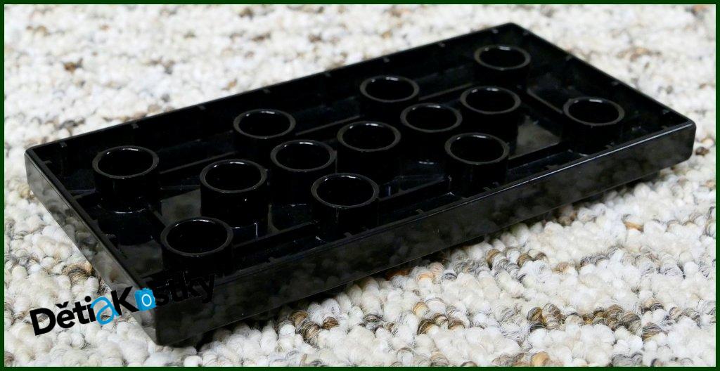 Lego® Duplo® Podložka/Destička 4x8 Černá