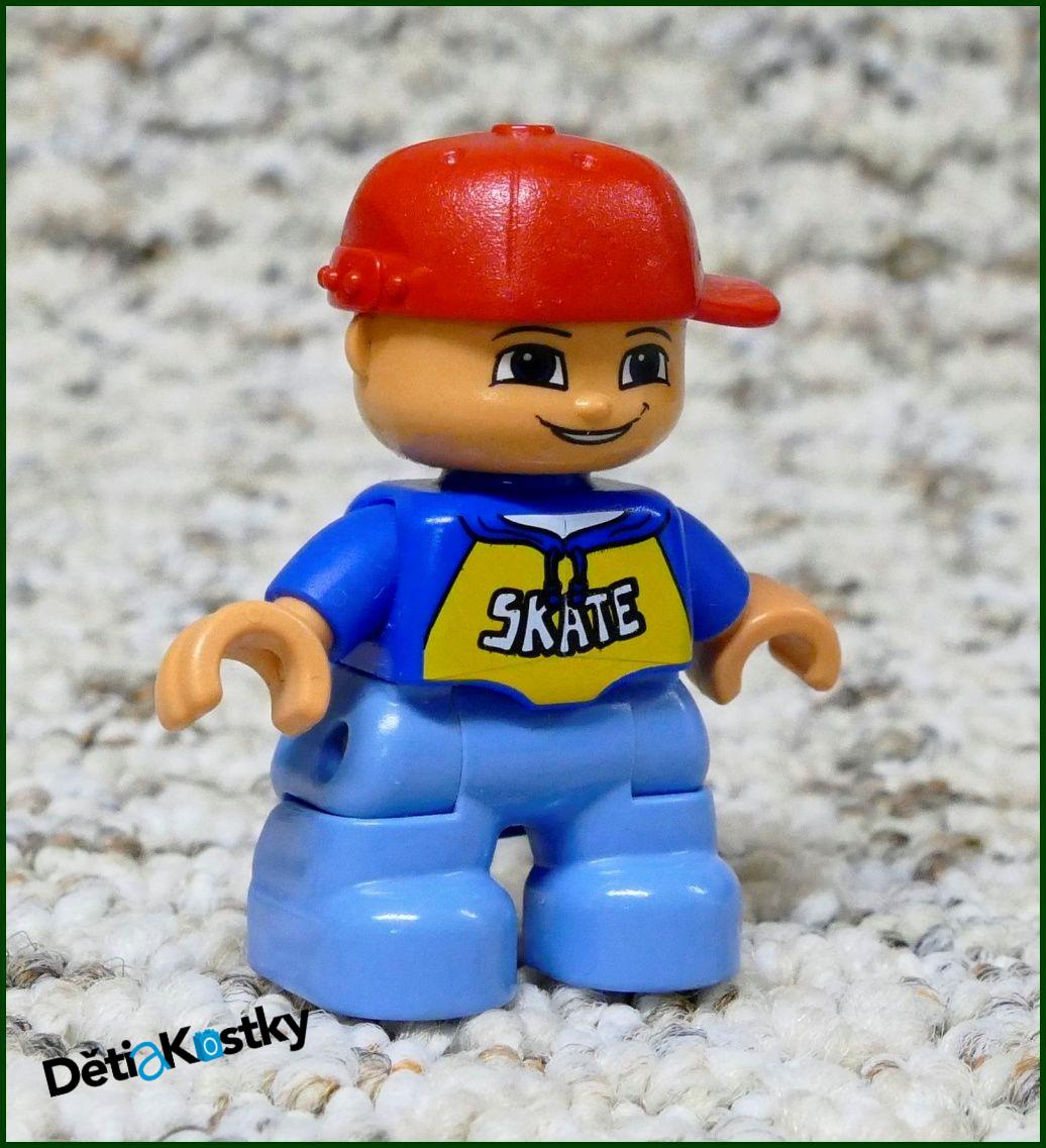 Lego® Duplo® Figurka Dítě Skate - Otočná Kšiltovka