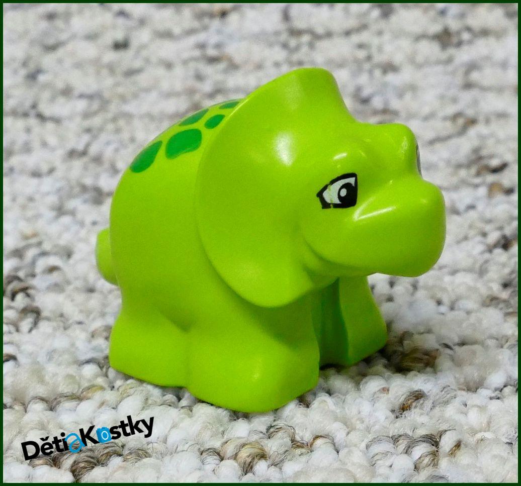 Lego® Duplo® Dino Triceratops Mládě Limetka