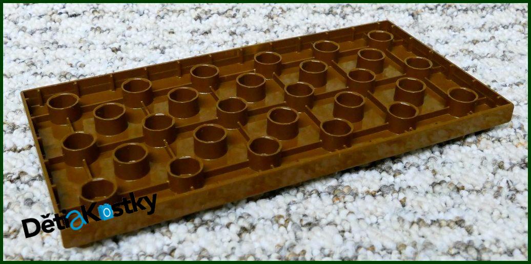 Lego® Duplo® Podložka/Deska 6x12 Hnědá