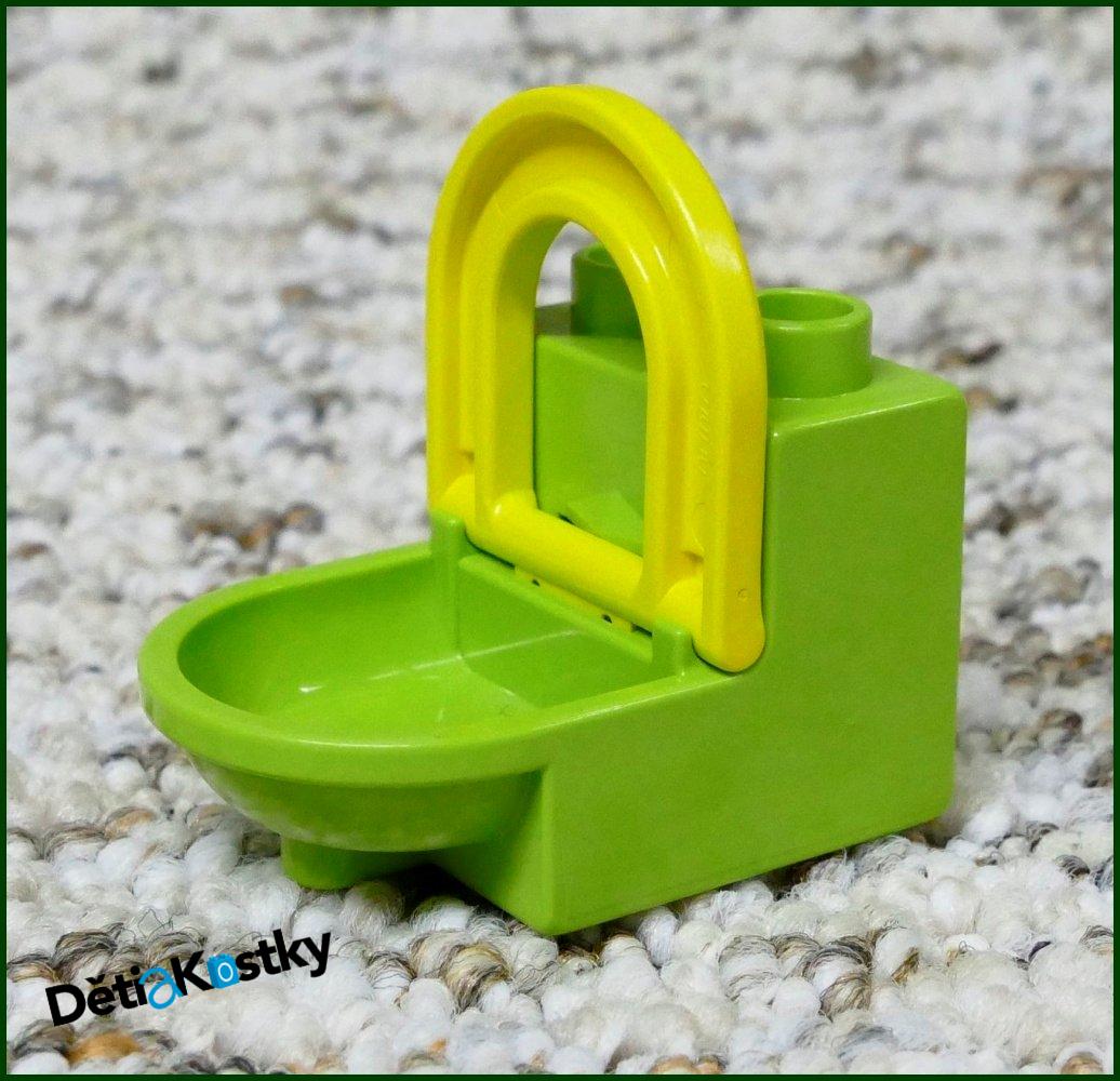 Lego® Duplo® Záchod Zelený (Žluté Prkénko)