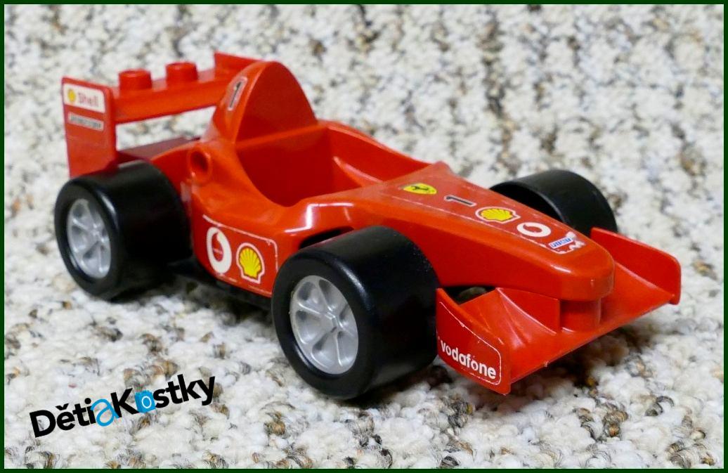 Lego® Duplo® Formule Červená s Nálepkami