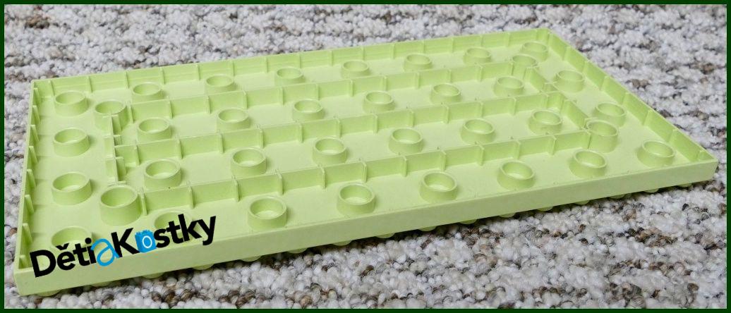 Lego® Duplo® Podložka/Deska 8x16 Světlounce Zelená