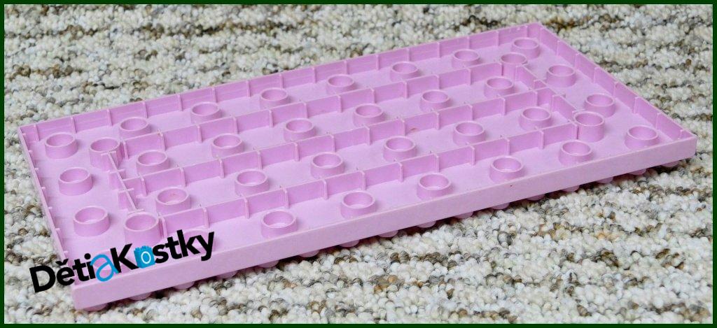 Lego® Duplo® Podložka/Deska 8x16 Růžová