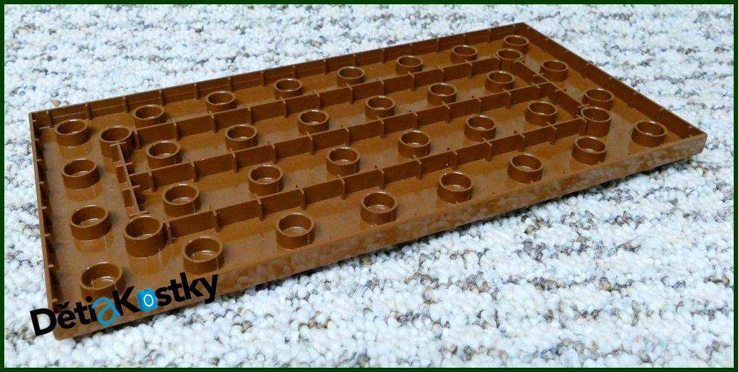 Lego® Duplo® Podložka/Deska 8x16 Tmavě Hnědá