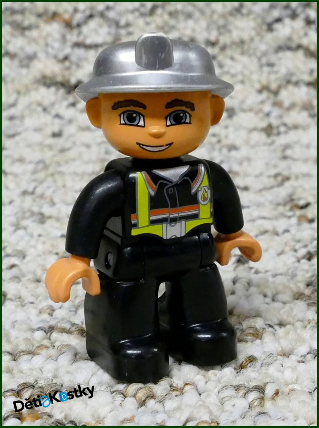 Lego® Duplo® Figurka Hasič se Stříbrnou Přilbou