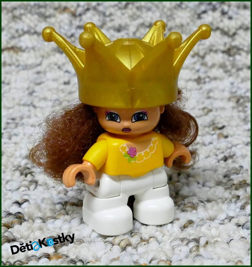 Lego® Duplo® Figurka Princezna s Vlasy a Korunou