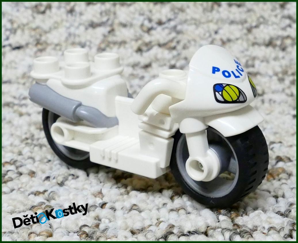 Lego® Duplo® Policejní Motorka Bílá