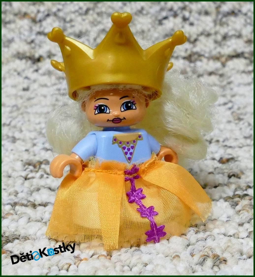 Lego® Duplo® Figurka Princezna s Vlasy, Korunou a šaty