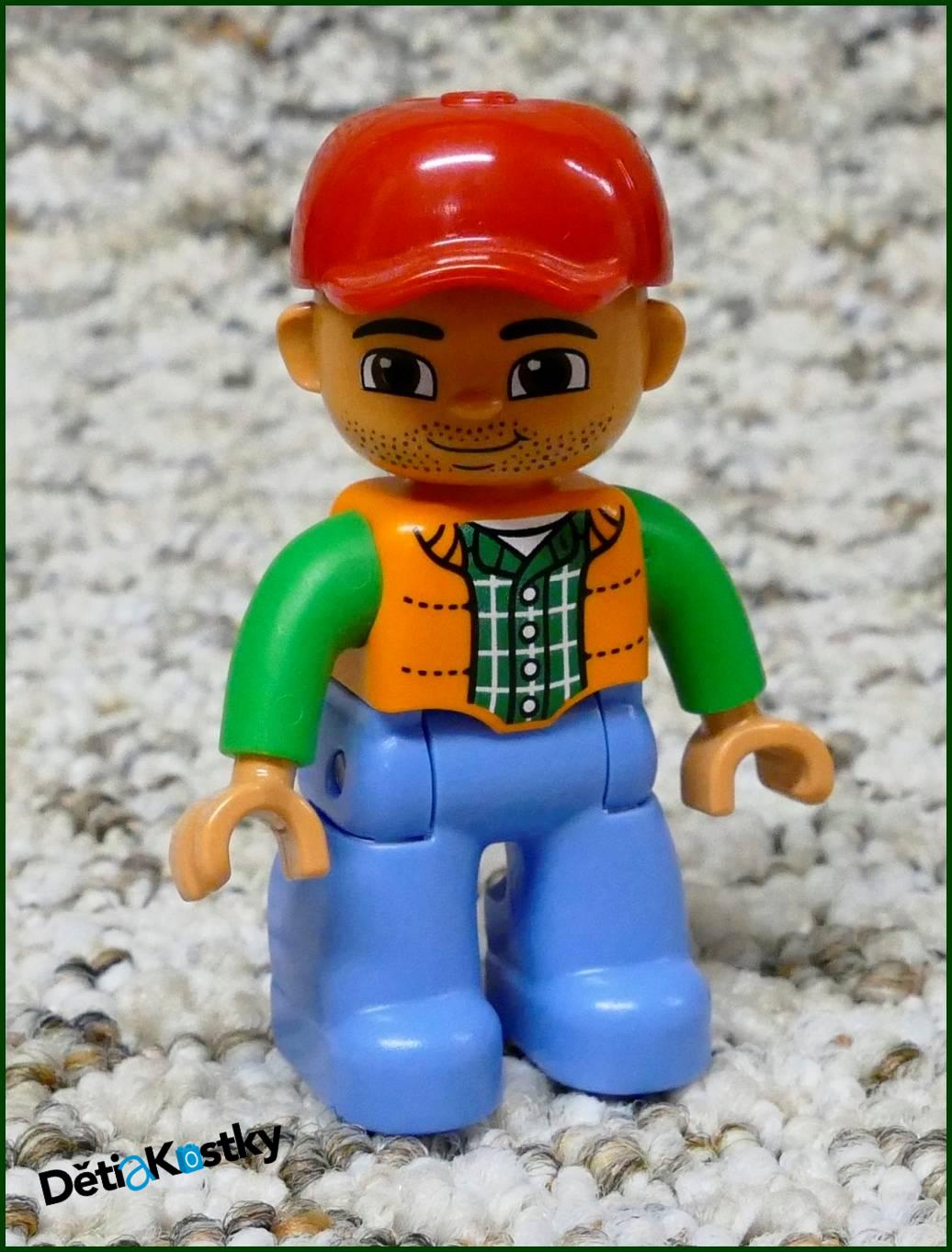 Lego® Duplo® Figurka Strojvedoucí Nákladní Lokomotivy