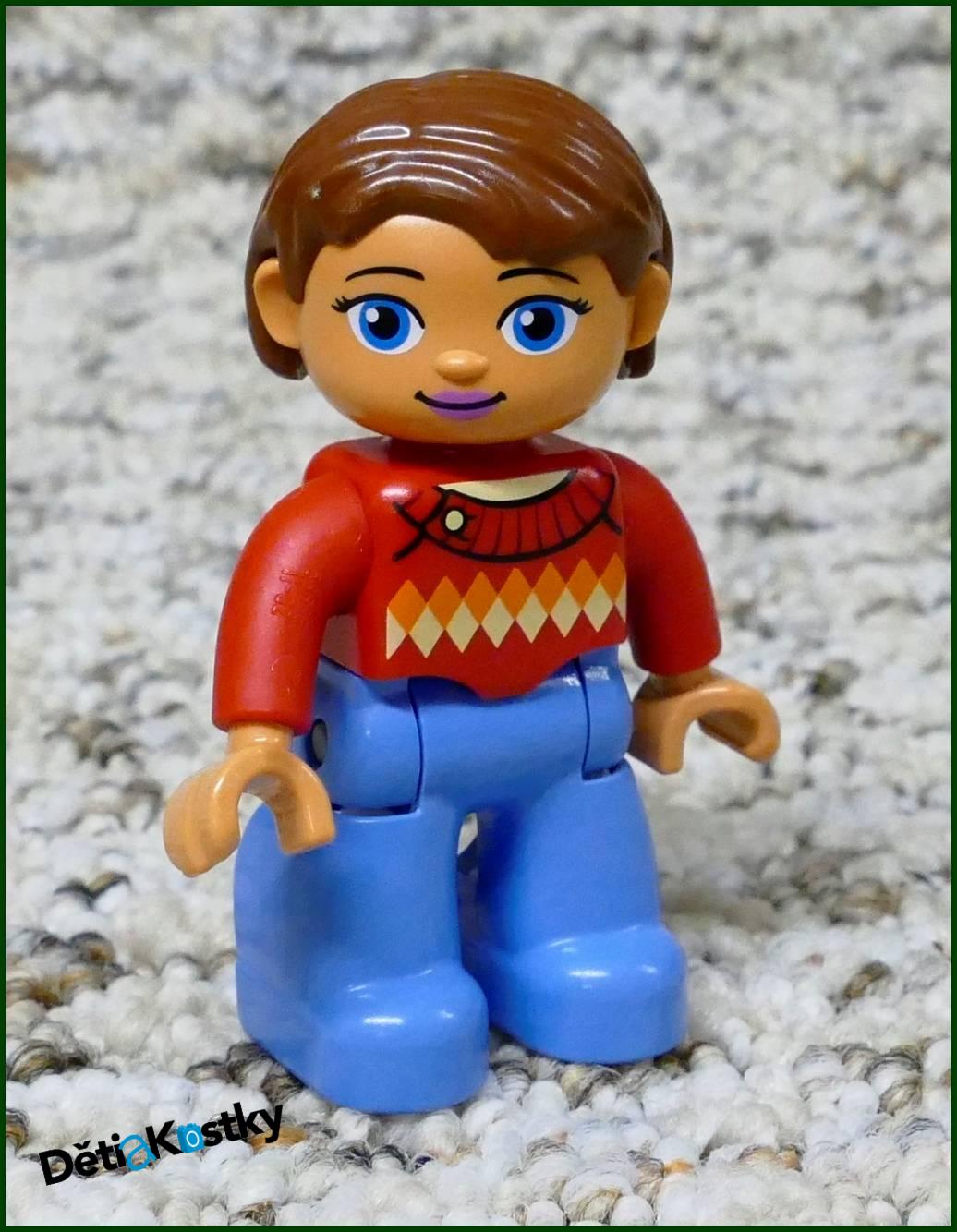 Lego® Duplo® Figurka Maminka v Červeném Svetru