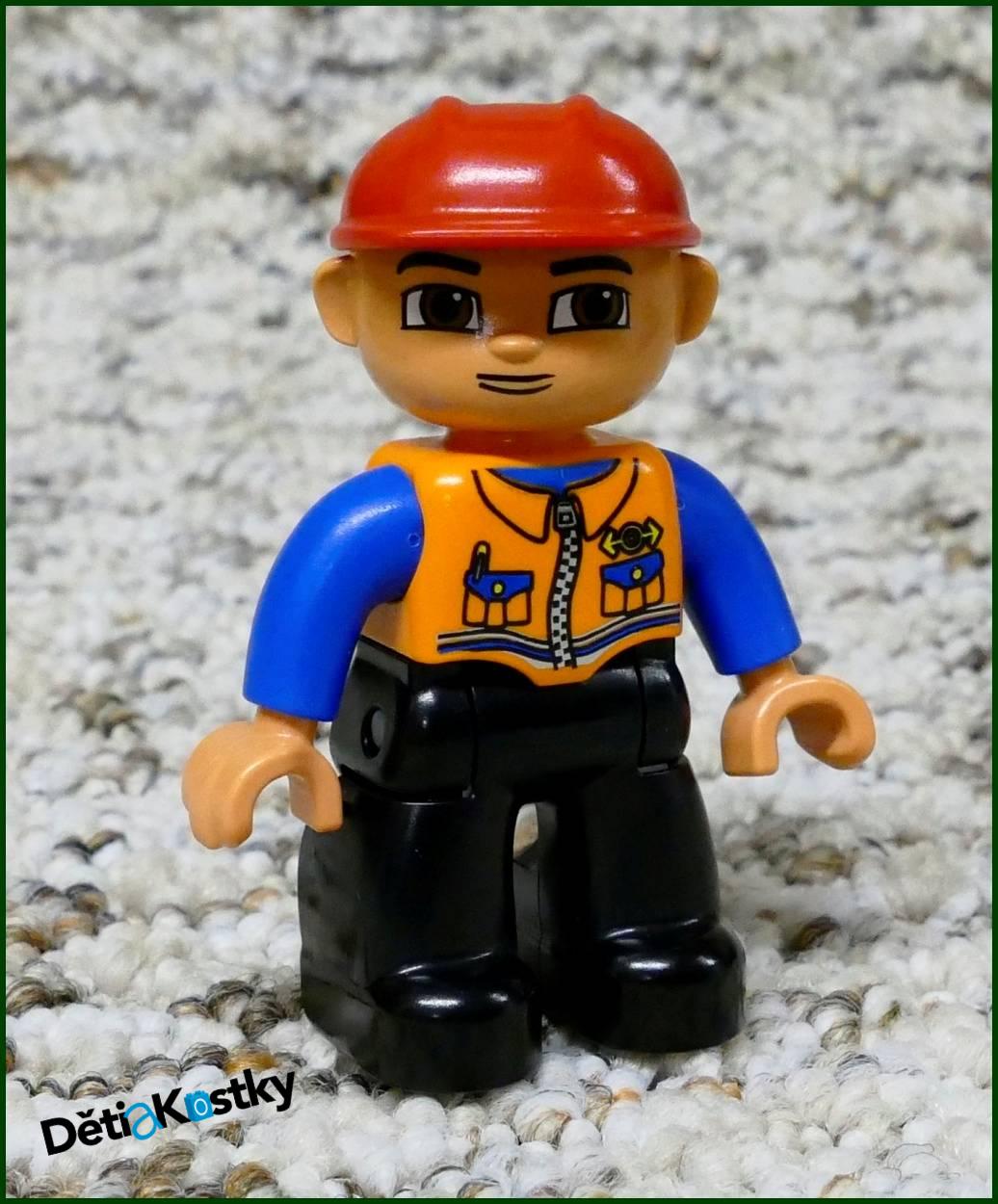 Lego® Duplo® Figurka Posunovač - Červená Přilba