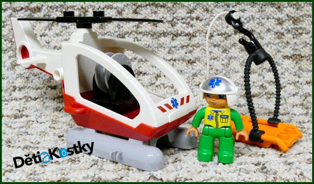 Lego® Duplo® Záchranářský Vrtulník s Pilotem