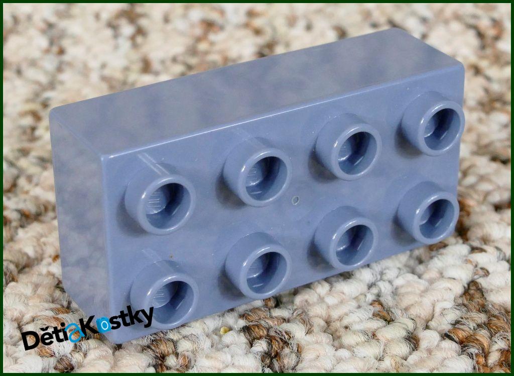Lego® Duplo® Kostka 2x4 Šedomodrá