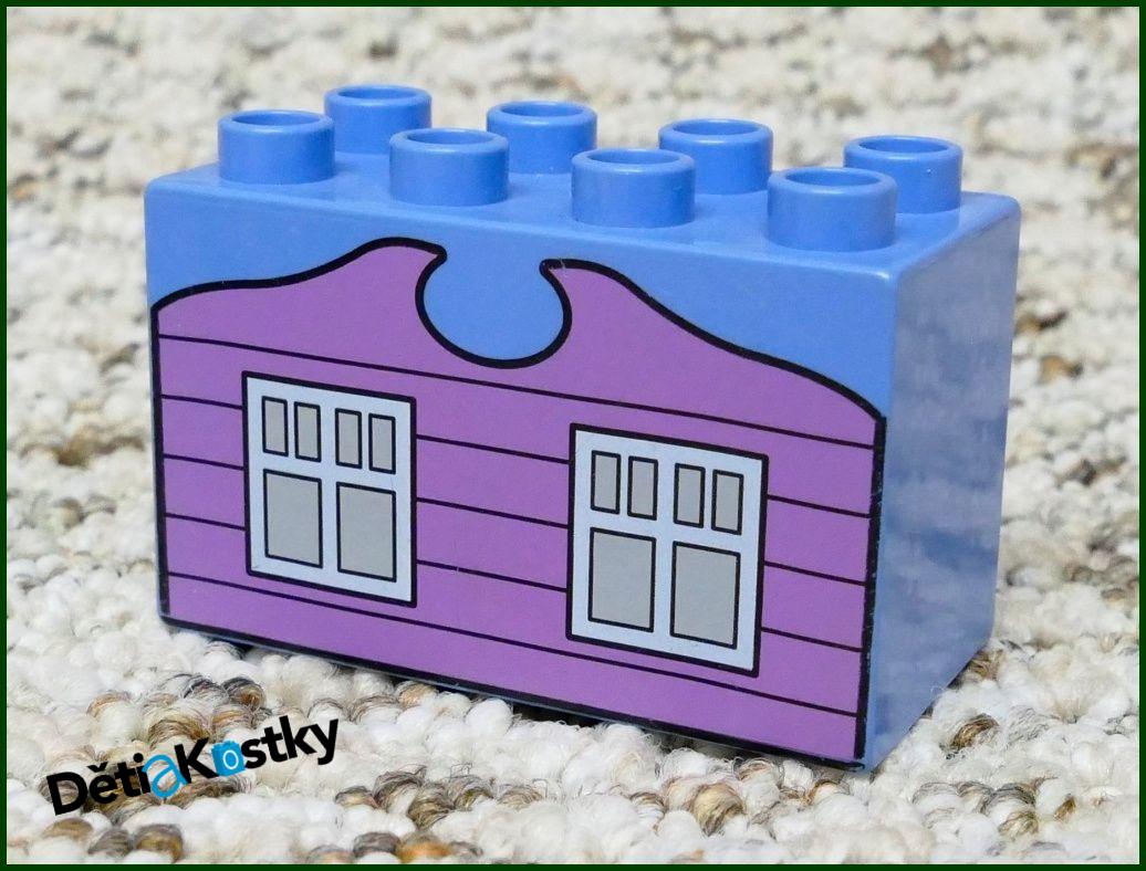 Lego® Duplo® Kostka 2x4x2 Světle Modrá - Domeček