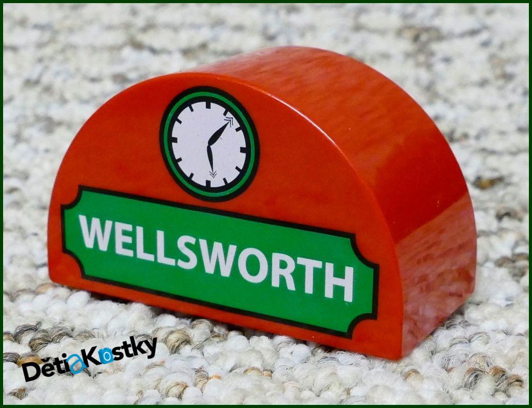 Lego® Duplo® Kostka Půlkulatá Červená - Wellsworth Hodiny