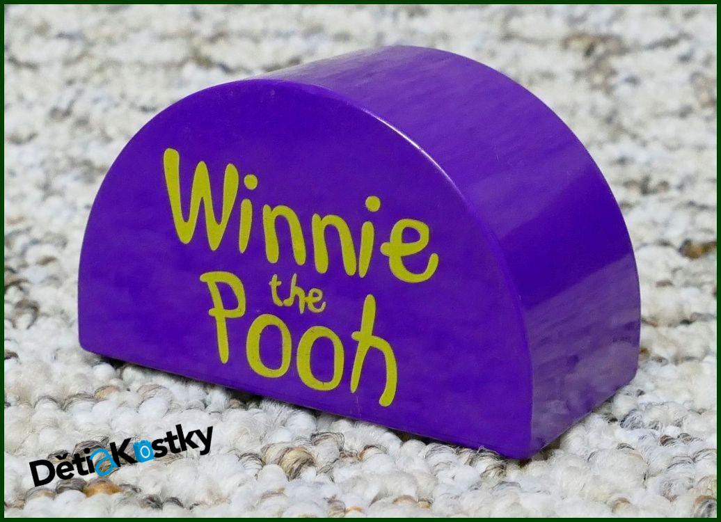 Lego® Duplo® Kostka Půlkulatá Fialová - Winnie the Pooh