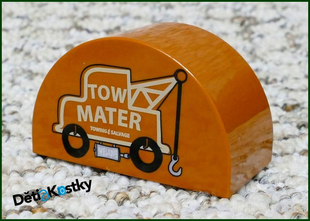 Lego® Duplo® Kostka Půlkulatá Hnědá - Tow Mater