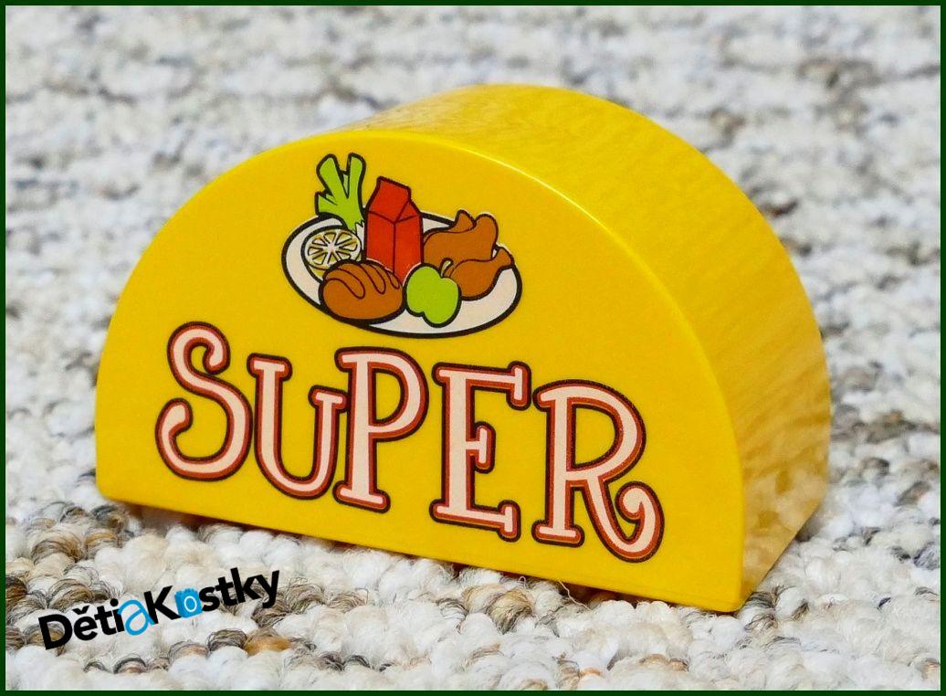 Lego® Duplo® Kostka Půlkulatá - Supermarket