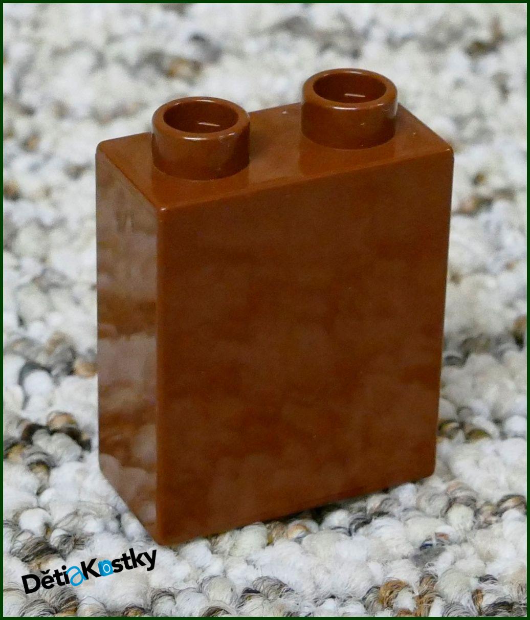 Lego® Duplo® Kostka 1x2x2 Tmavě Hnědá