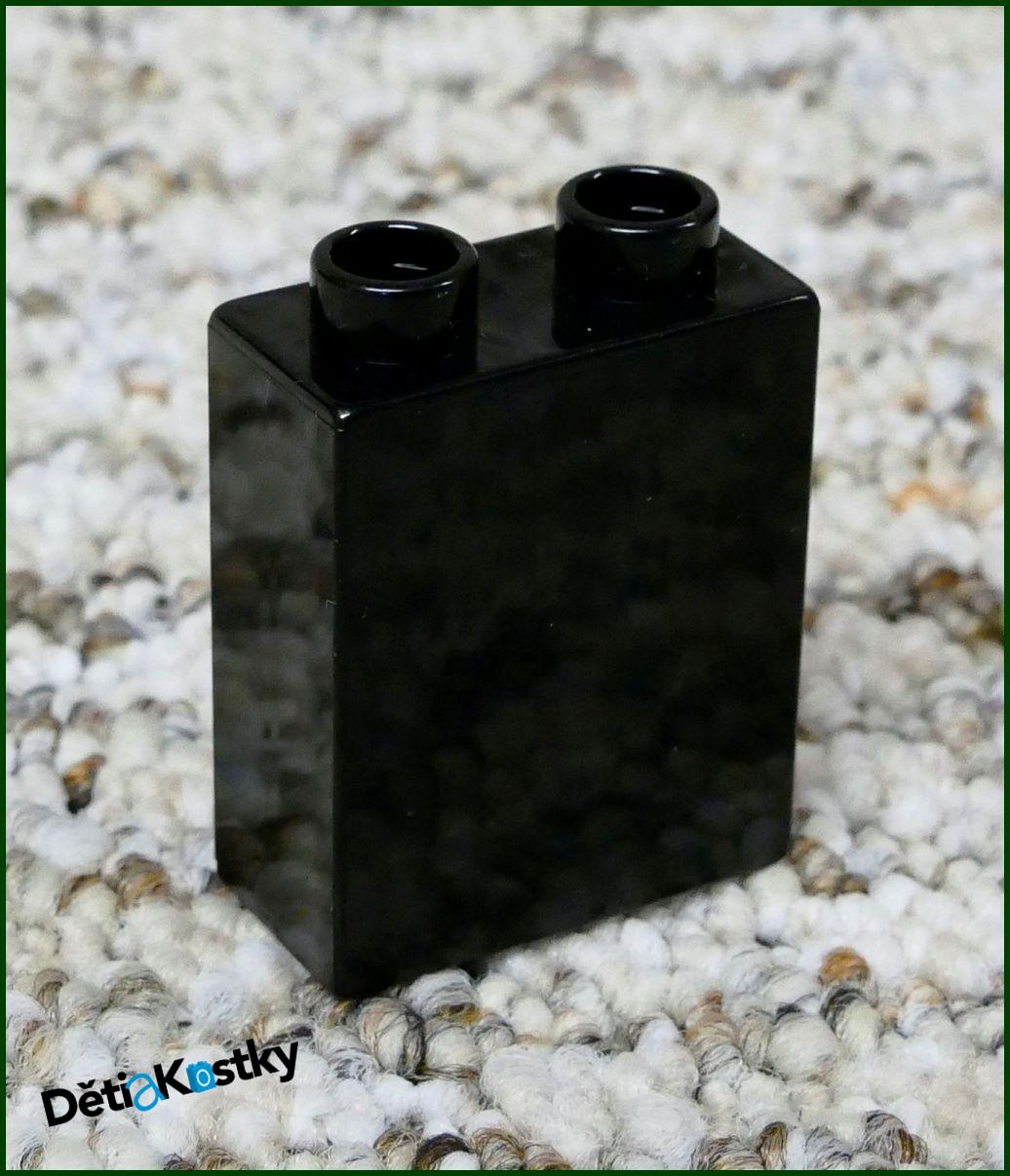 Lego® Duplo® Kostka 1x2x2 Černá