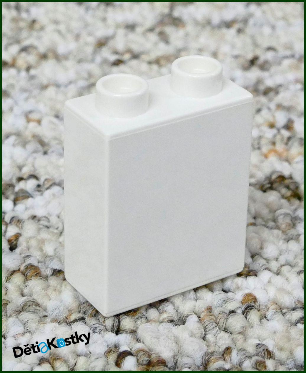 Lego® Duplo® Kostka 1x2x2 Bílá