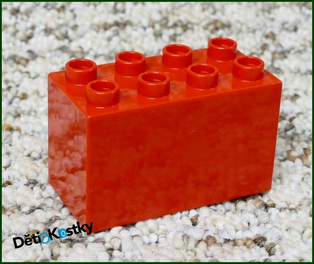 Lego® Duplo® Kostka 2x4x2 Červená