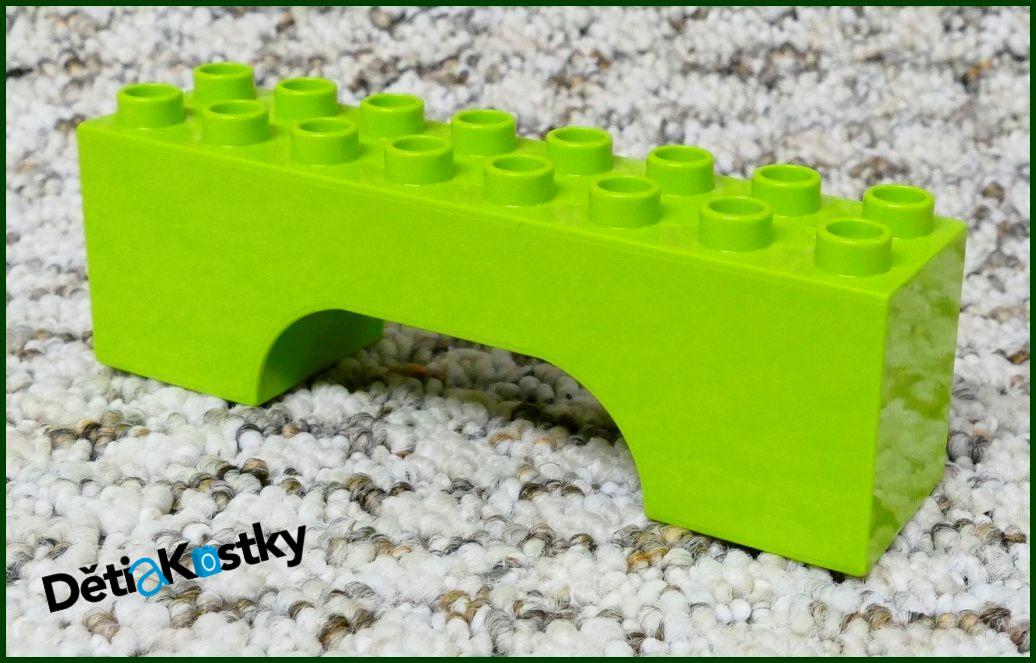 Lego® Duplo® Kostka Dlouhá Klenba Limetka 2x8