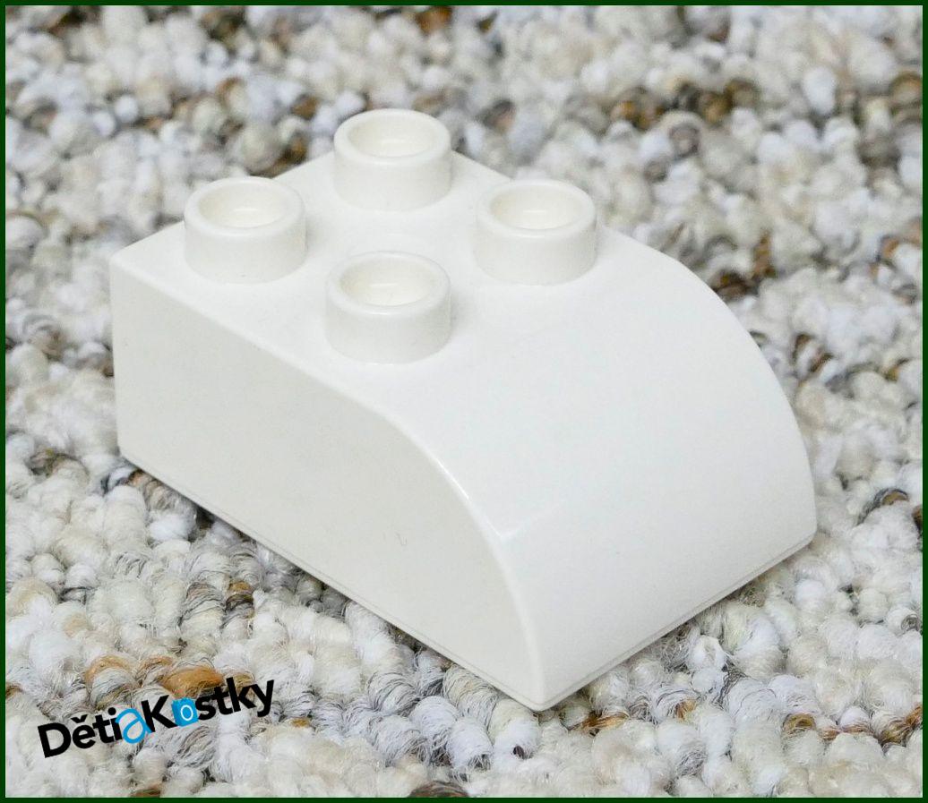 Lego® Duplo® Kostka 2x3 Zkosená Bílá