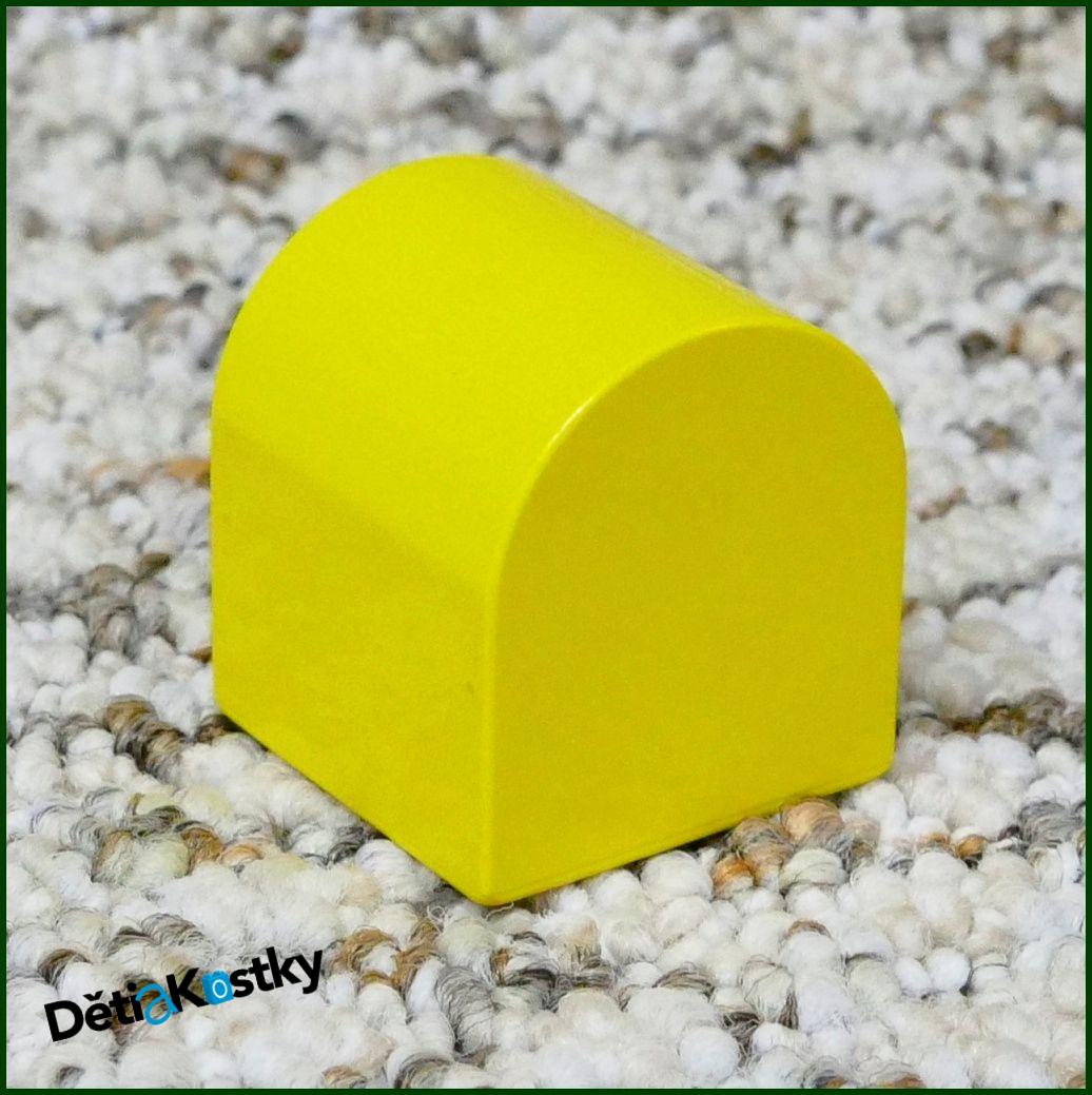 Lego® Duplo® Kostka Půlkulatá Malá - Žlutá