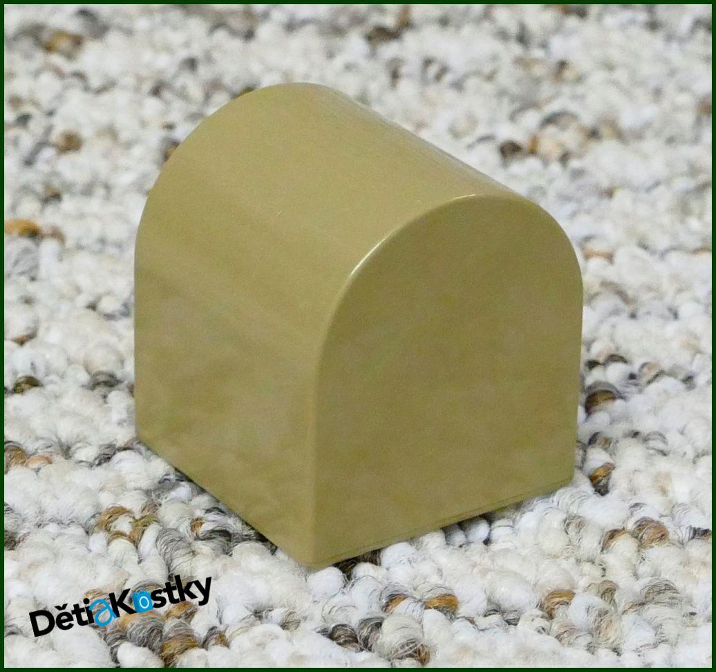 Lego® Duplo® Kostka Půlkulatá Malá - Tmavě Béžová