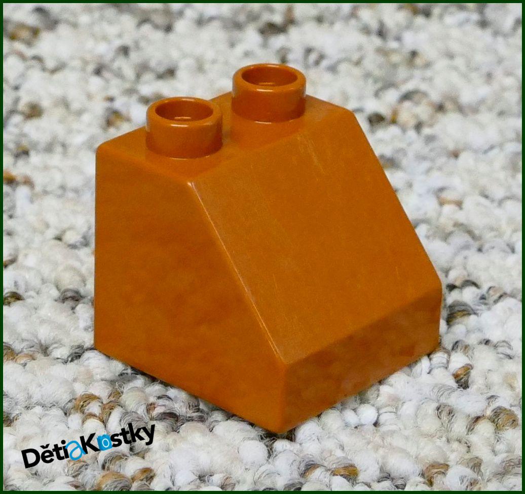 Lego® Duplo® Kostka 2x2 Zkosená Světle Hnědá