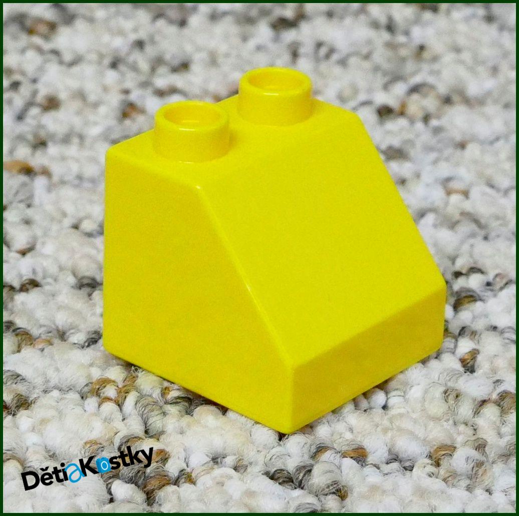 Lego® Duplo® Kostka 2x2 Zkosená Žlutá