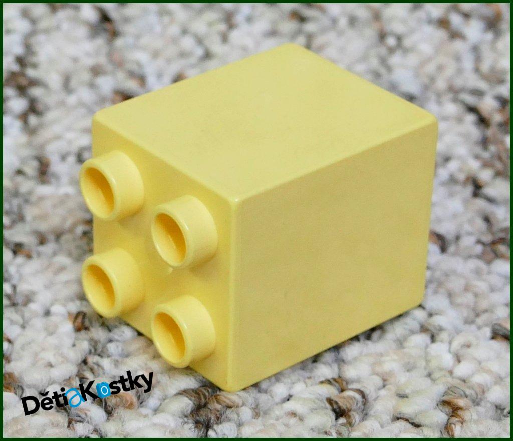 Lego® Duplo® Kostka 2x2x2 Světlounce Béžová